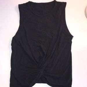 Lululemon Cropped Knot Tee